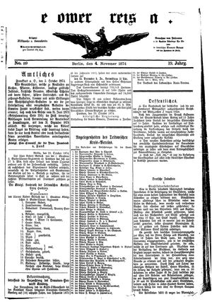 Teltower Kreisblatt vom 04.11.1874