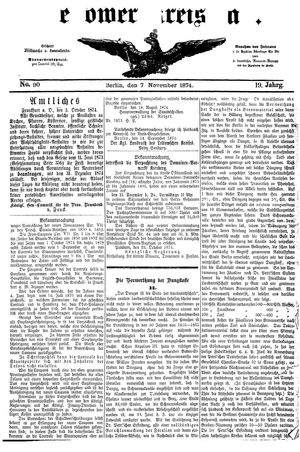 Teltower Kreisblatt vom 07.11.1874