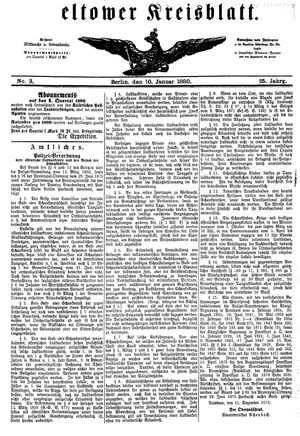 Teltower Kreisblatt vom 10.01.1880