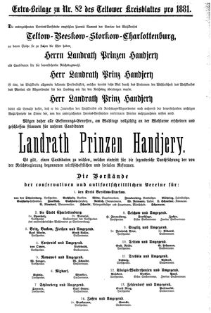Teltower Kreisblatt vom 12.10.1881