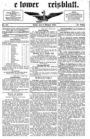 Teltower Kreisblatt vom 09.10.1886