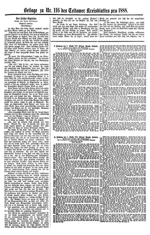 Teltower Kreisblatt on Oct 4, 1888