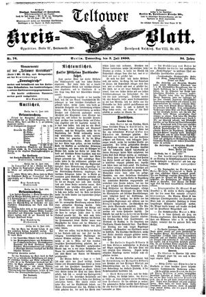 Teltower Kreisblatt vom 03.07.1890