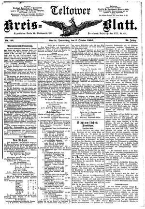 Teltower Kreisblatt vom 02.10.1890