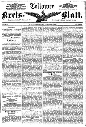 Teltower Kreisblatt vom 11.10.1890