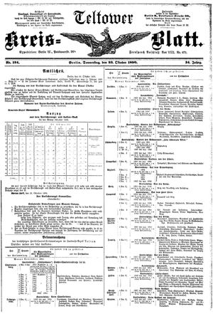 Teltower Kreisblatt vom 23.10.1890