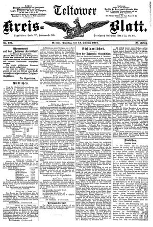 Teltower Kreisblatt vom 13.10.1891