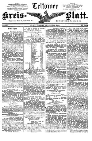 Teltower Kreisblatt vom 24.10.1891