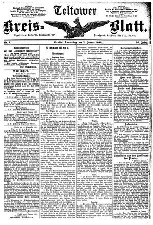Teltower Kreisblatt vom 07.01.1892