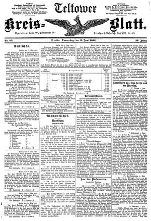 Teltower Kreisblatt vom 02.06.1892