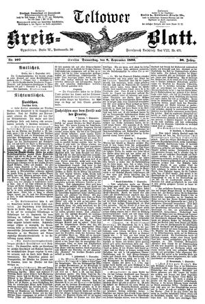 Teltower Kreisblatt vom 08.09.1892