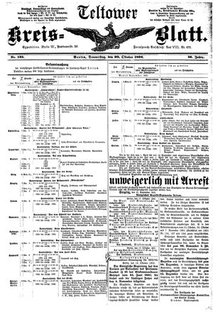 Teltower Kreisblatt vom 20.10.1892