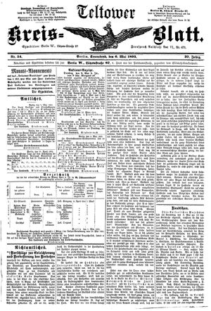Teltower Kreisblatt on May 6, 1893