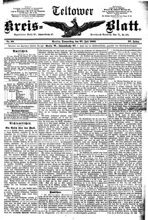 Teltower Kreisblatt vom 27.07.1893