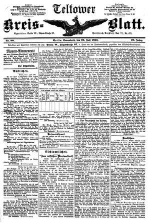 Teltower Kreisblatt vom 29.07.1893
