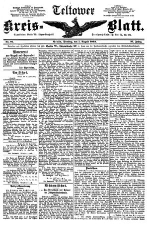 Teltower Kreisblatt vom 01.08.1893