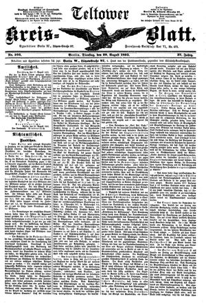 Teltower Kreisblatt vom 29.08.1893