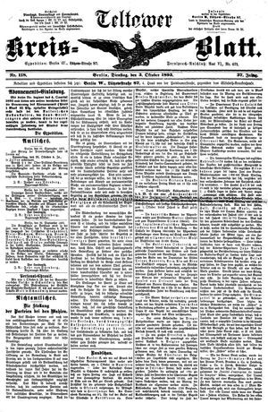 Teltower Kreisblatt vom 03.10.1893