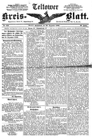 Teltower Kreisblatt vom 23.12.1893