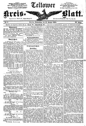 Teltower Kreisblatt on Jan 11, 1894