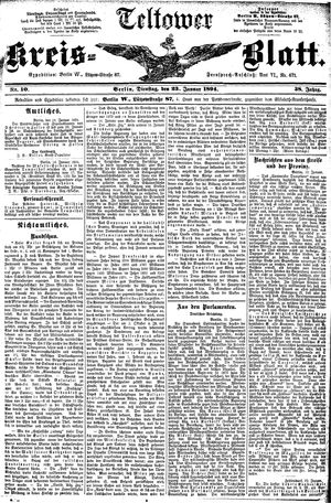 Teltower Kreisblatt vom 23.01.1894