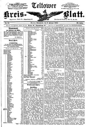 Teltower Kreisblatt on Feb 3, 1894