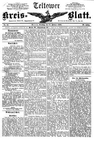 Teltower Kreisblatt vom 13.02.1894