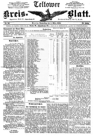 Teltower Kreisblatt on Mar 1, 1894