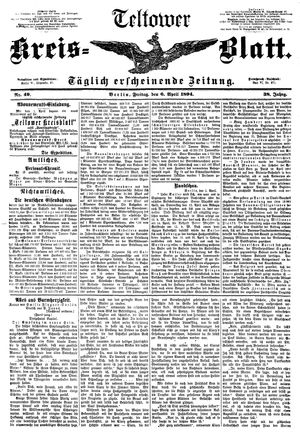 Teltower Kreisblatt on Apr 6, 1894