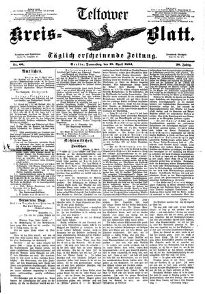 Teltower Kreisblatt vom 19.04.1894