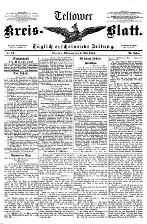 Teltower Kreisblatt on May 2, 1894