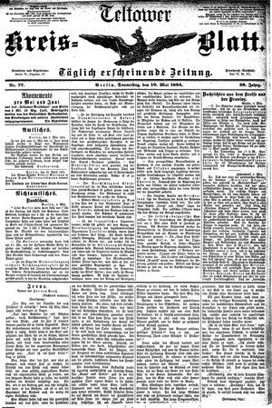 Teltower Kreisblatt on May 10, 1894
