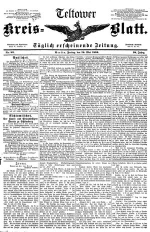 Teltower Kreisblatt on May 18, 1894