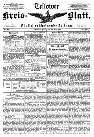 Teltower Kreisblatt vom 25.05.1894