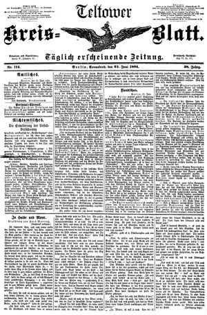 Teltower Kreisblatt vom 23.06.1894