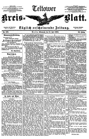 Teltower Kreisblatt vom 11.07.1894