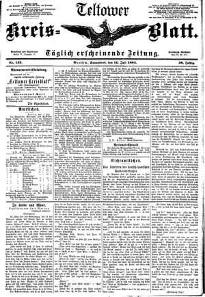 Teltower Kreisblatt vom 14.07.1894
