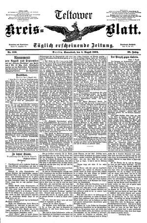 Teltower Kreisblatt on Aug 4, 1894