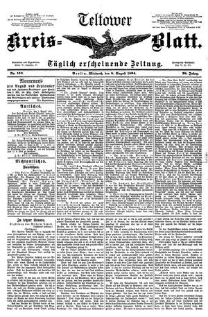 Teltower Kreisblatt on Aug 8, 1894