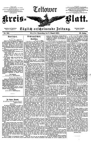 Teltower Kreisblatt vom 09.08.1894