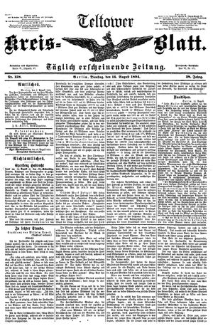 Teltower Kreisblatt vom 14.08.1894