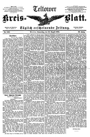 Teltower Kreisblatt vom 16.08.1894