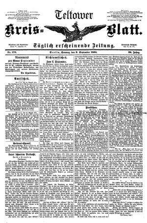 Teltower Kreisblatt vom 02.09.1894
