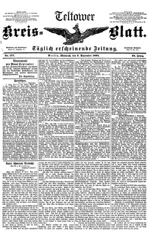 Teltower Kreisblatt vom 05.09.1894