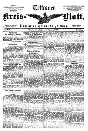 Teltower Kreisblatt vom 08.09.1894