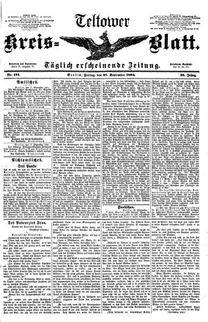 Teltower Kreisblatt vom 21.09.1894
