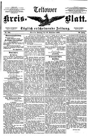 Teltower Kreisblatt vom 30.09.1894