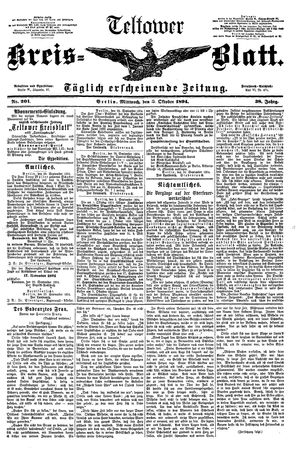 Teltower Kreisblatt vom 03.10.1894
