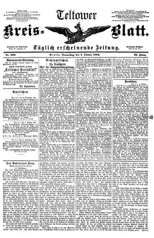 Teltower Kreisblatt vom 04.10.1894