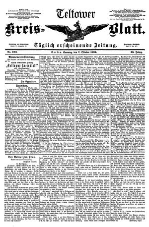 Teltower Kreisblatt vom 07.10.1894